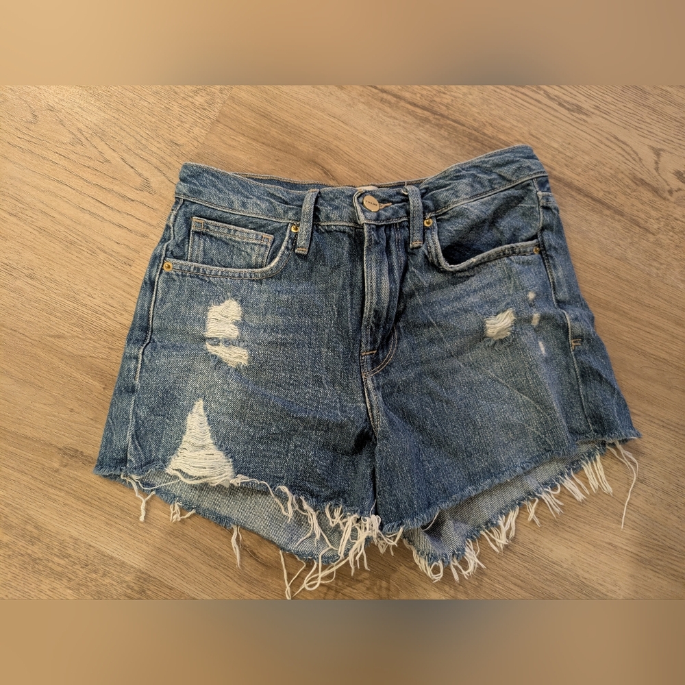 Frame Le Brigette Denim Shorts Size 24
